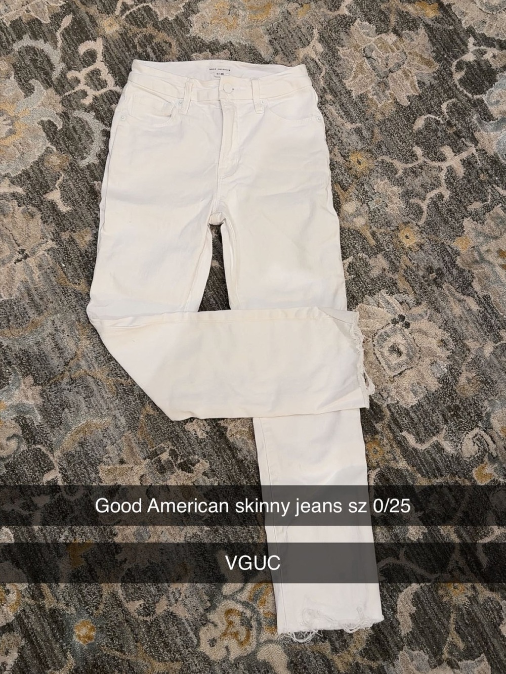 White Good American Jeans